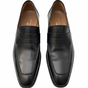 Mezlan Classic Black Slip-On Loafers